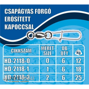 Haldorado - Vartej cu Agrafa Marime L, 6 buc/plic